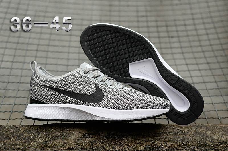 Nike Dualtone Racer Grey Black Running Shoes